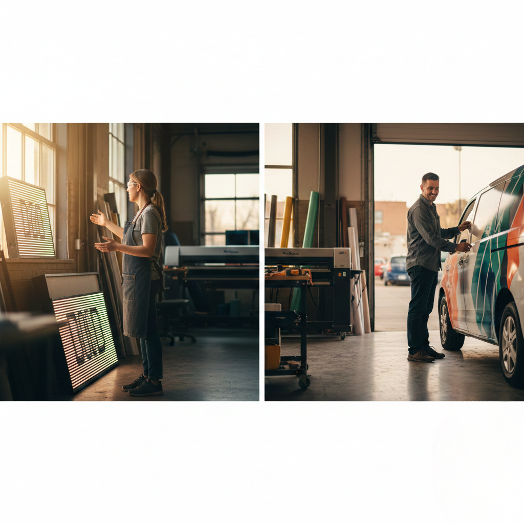 Dallas Sign Shop Guide: Indoor, Outdoor, LED & Vehicle Signs Explained