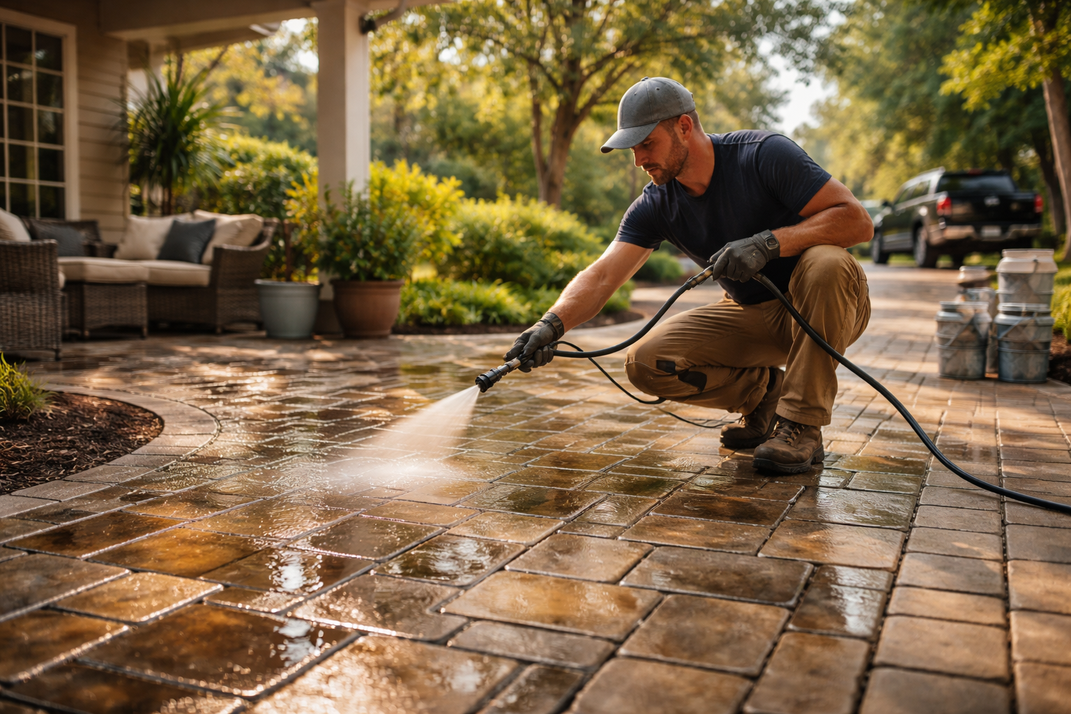 Why Paver Sealing in Lutz Is Essential for Your Driveway, Patio, and Walkways